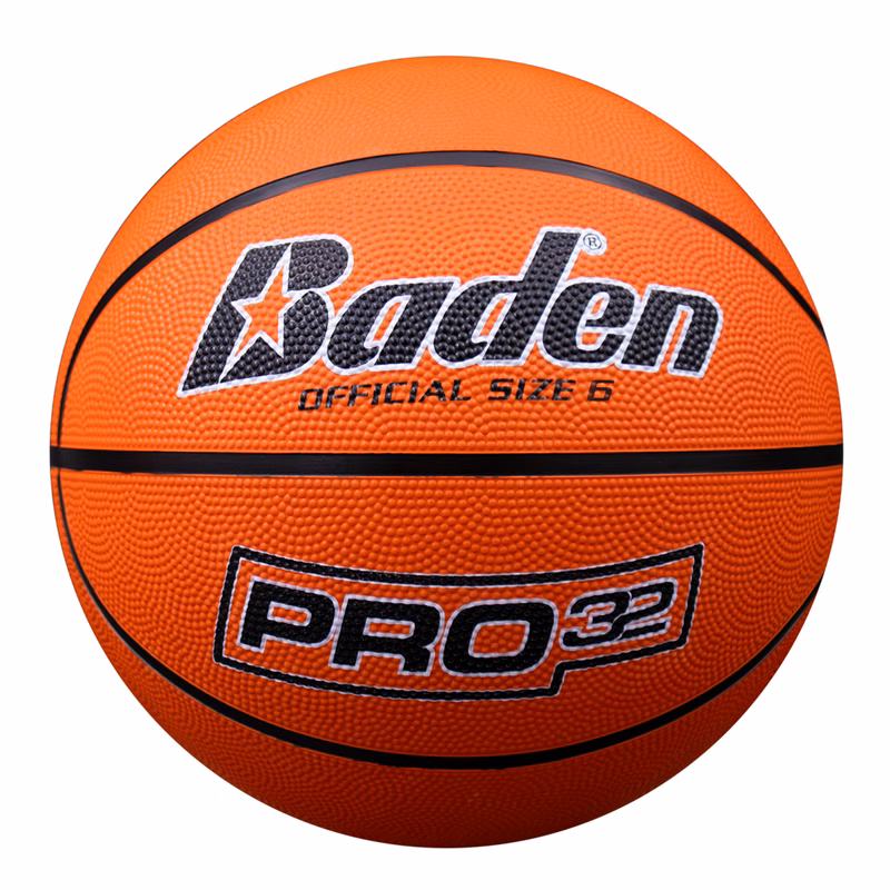 Basketball - Women's/Intermediate Size, Rubber (9" diameter) 9 Colors!