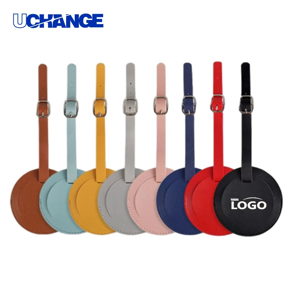 PU Round Luggage Tag 1