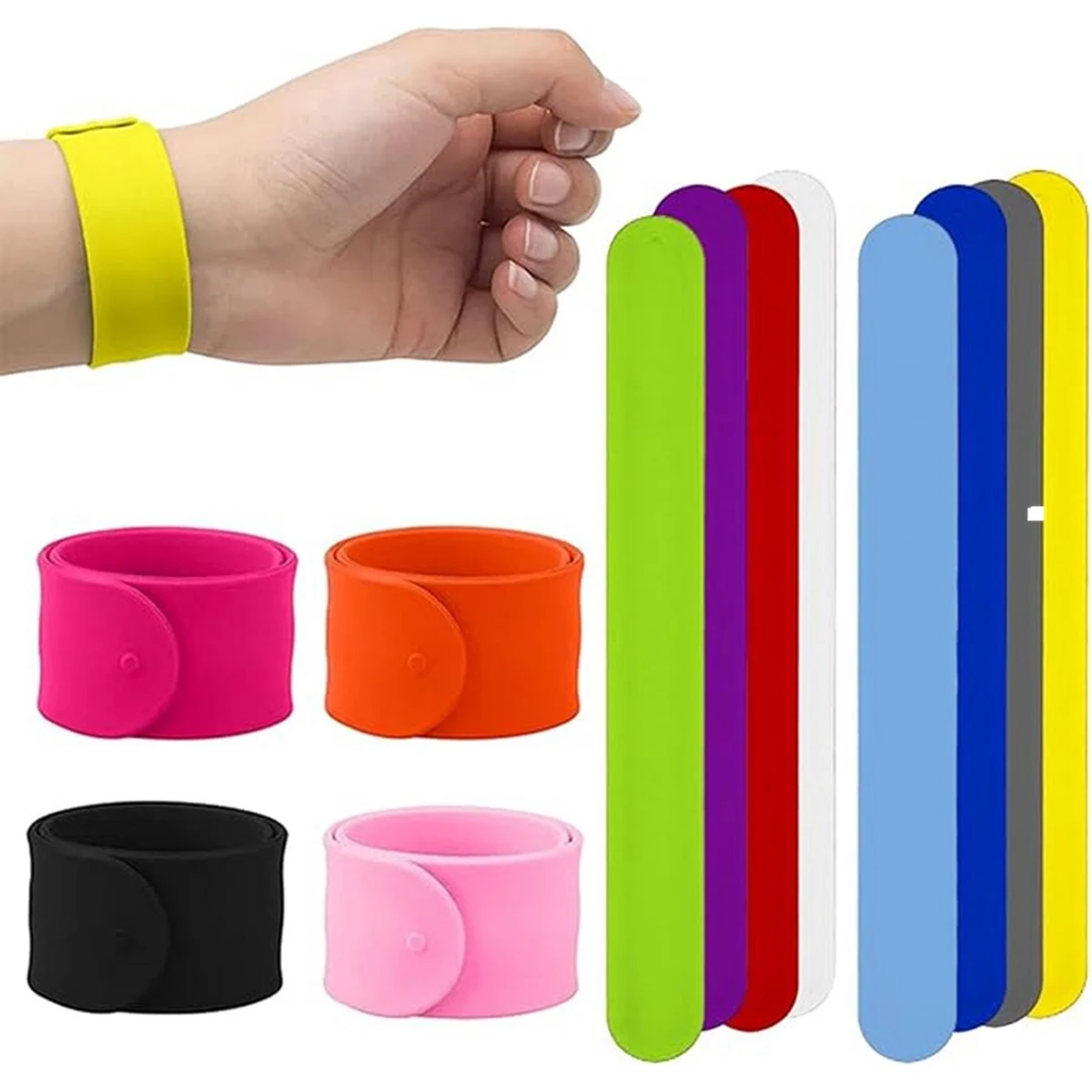Silicone Snap Circle Movable Wrist Strap 1