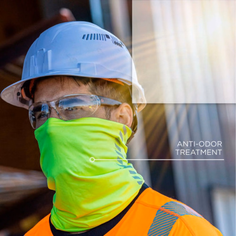 Segmented Tape Safety Workwear Neck & Face Gaiter