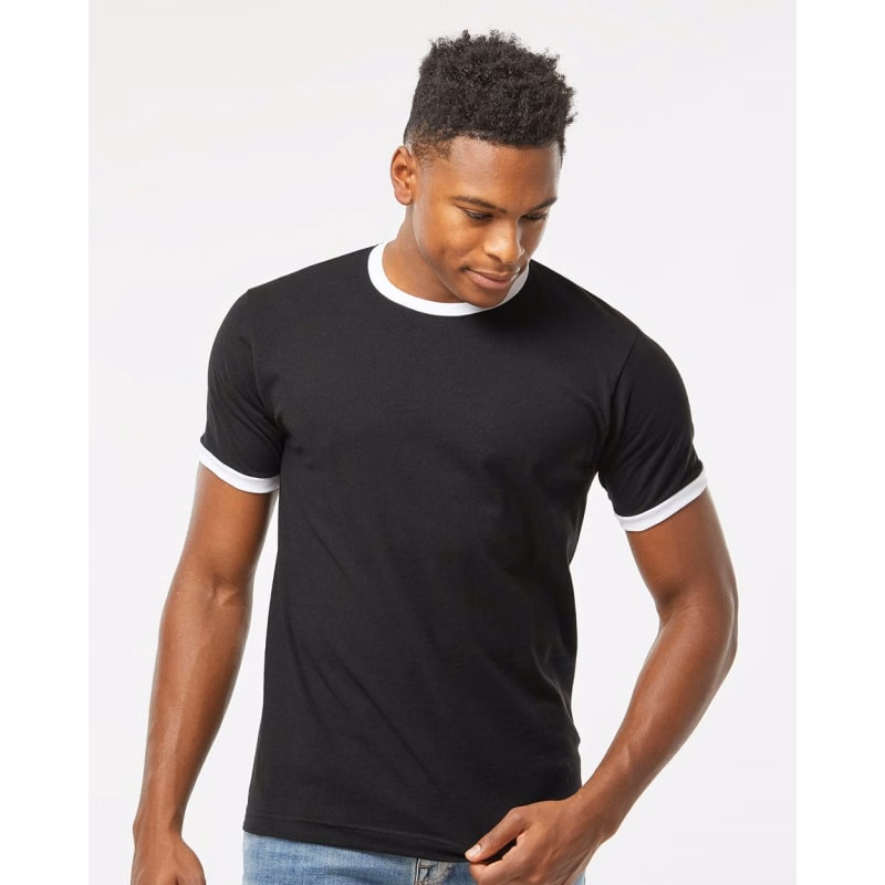 Tultex Unisex Fine Jersey Ringer T-Shirt - 246
