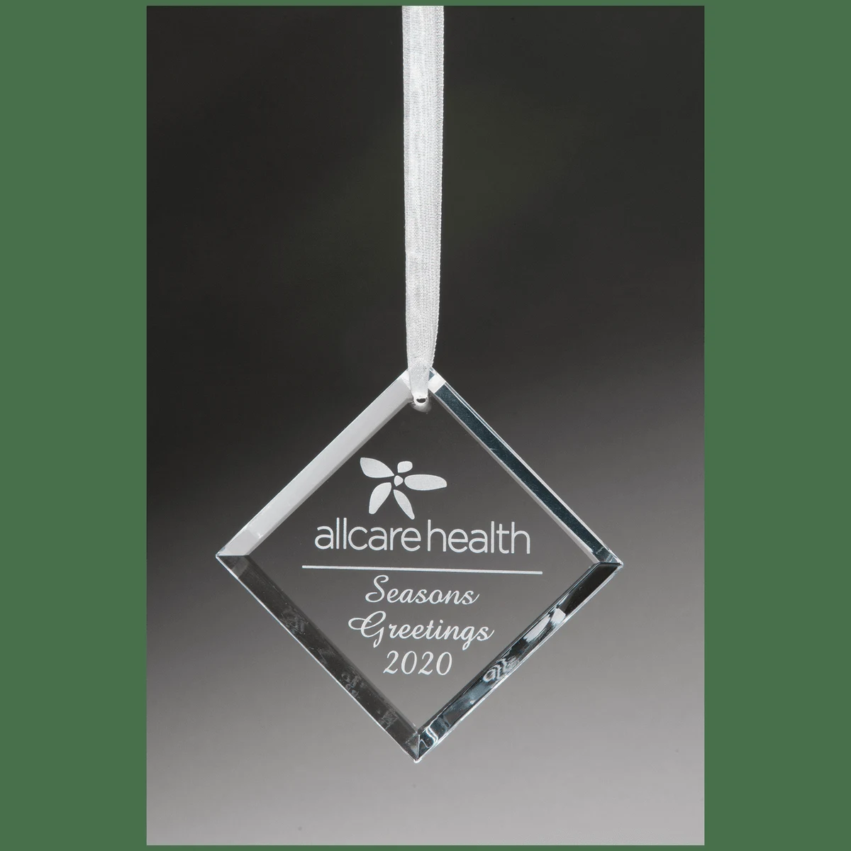 2 3/4" Crystal Diamond Ornament 1