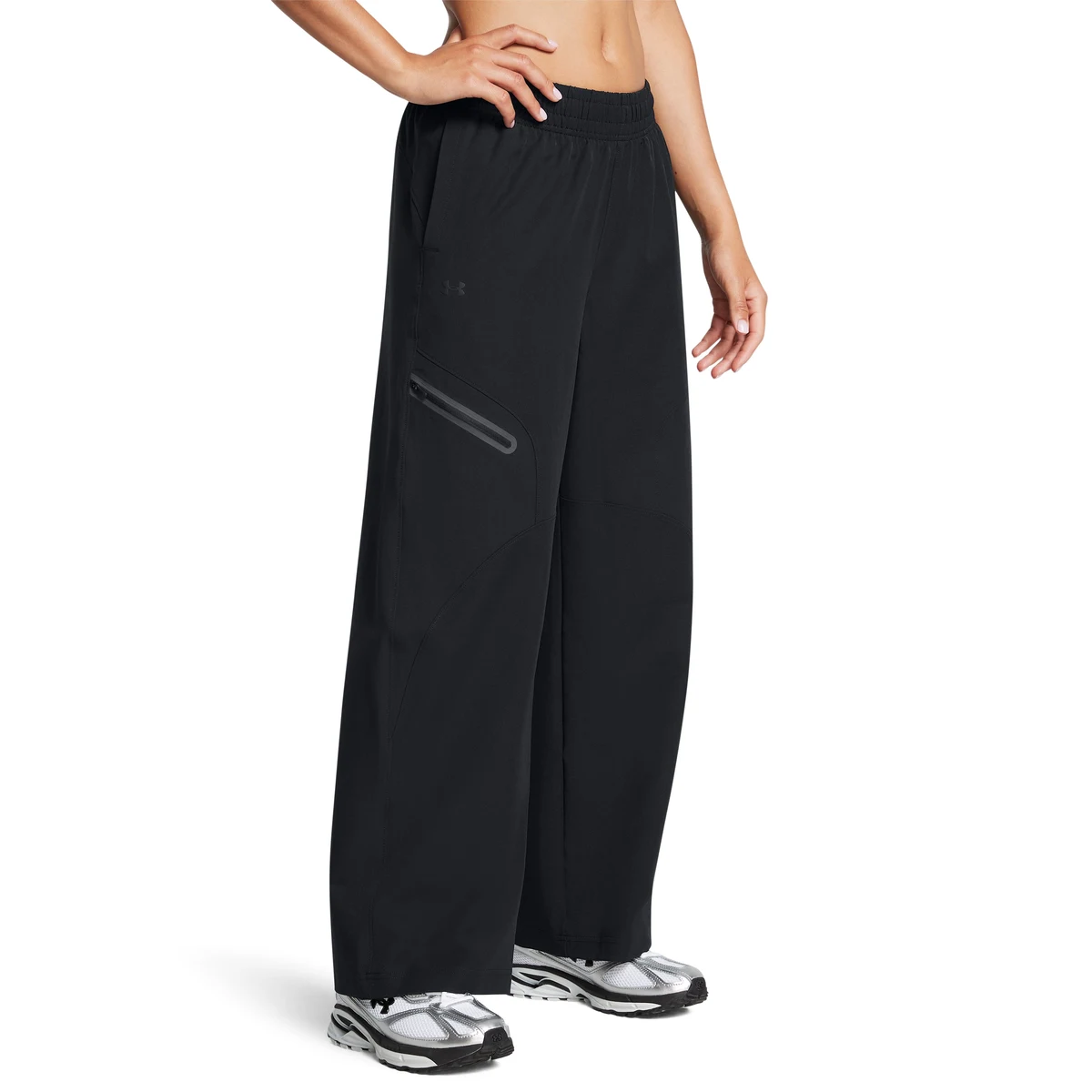 UA Unstoppable Woven Women's Wide Leg Pants 1