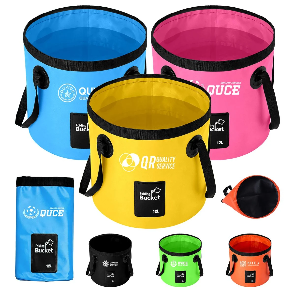 Portable Camping Water Bucket 12L 1