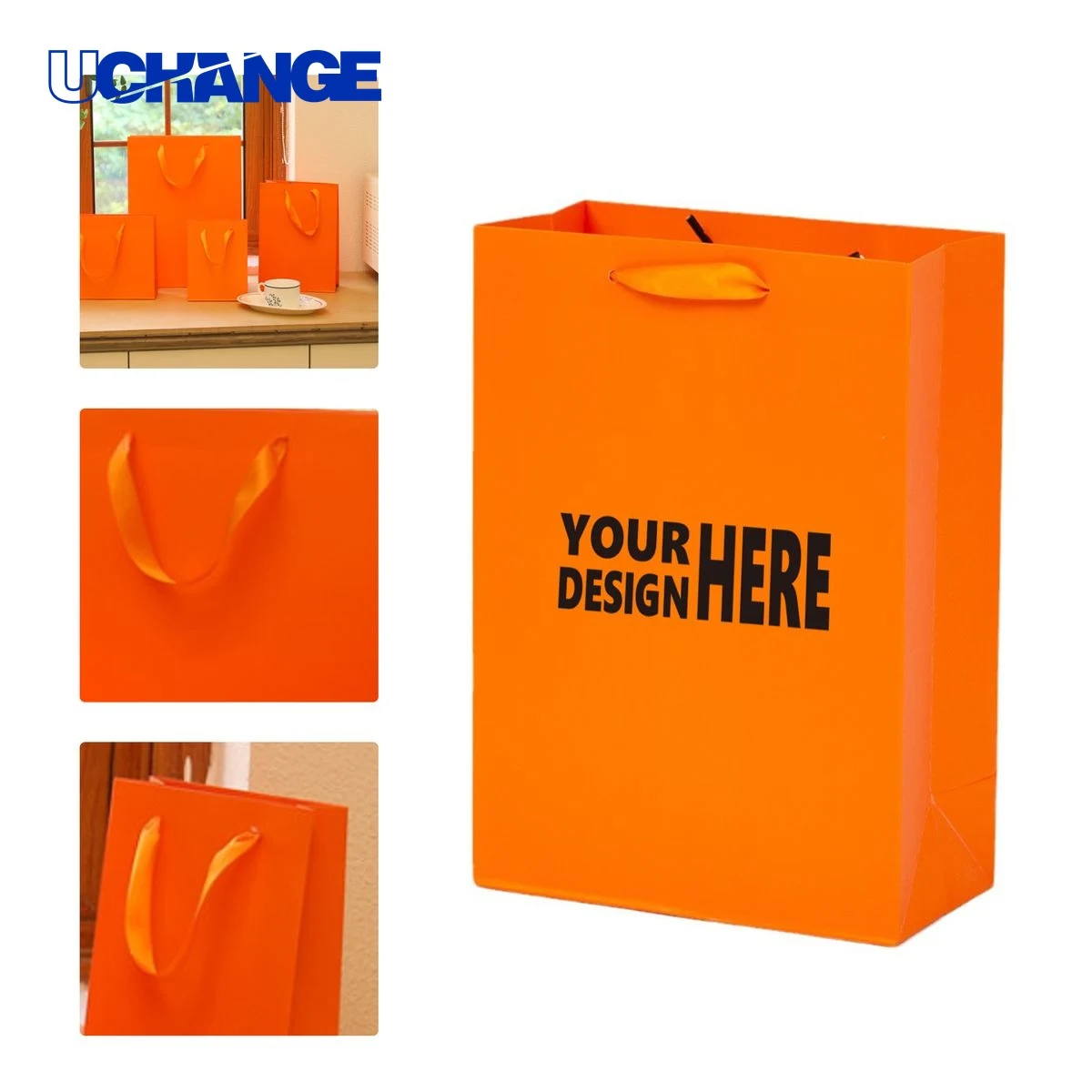 High-End Gift Paper Bag with Handles 1