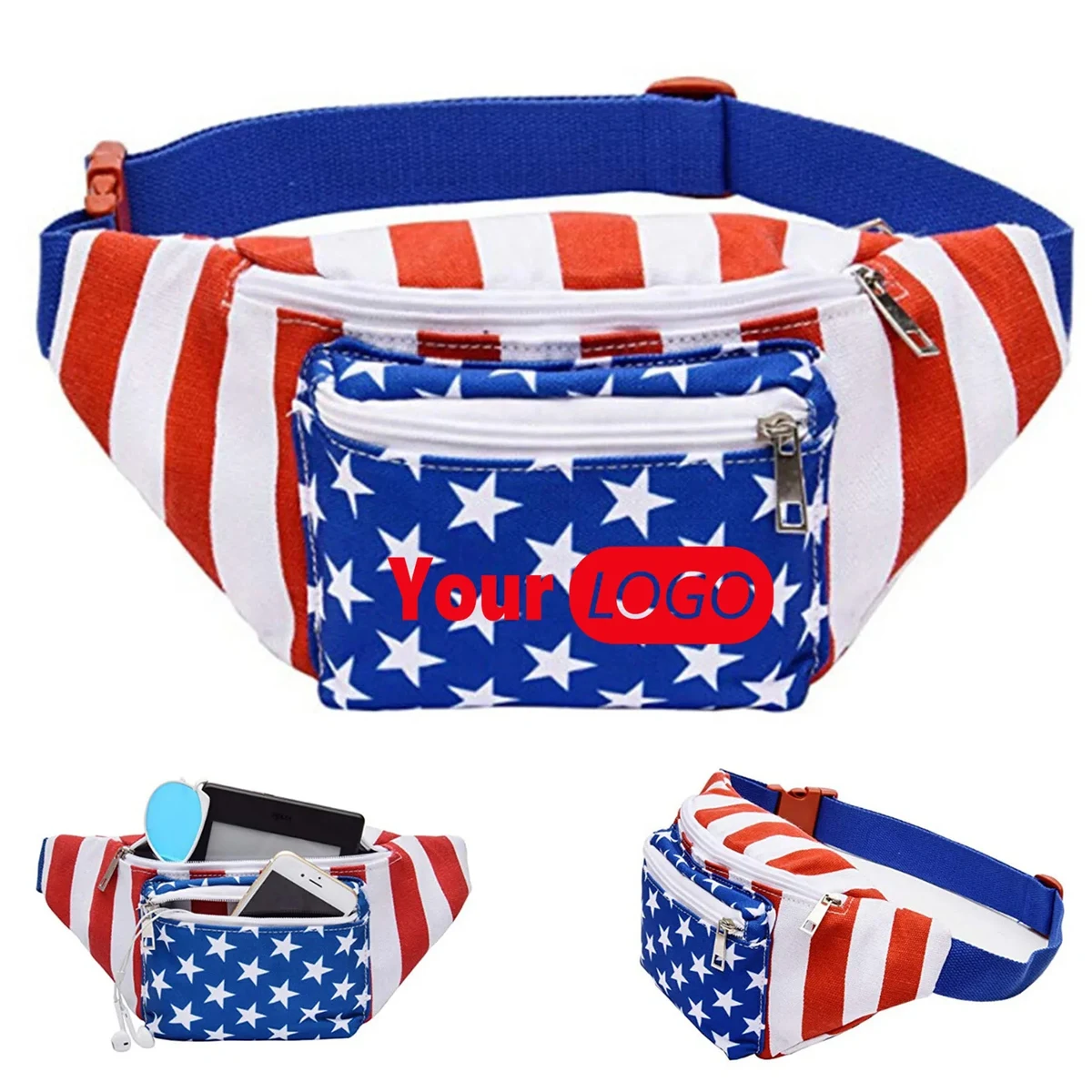 USA Flag Fanny Pack 1