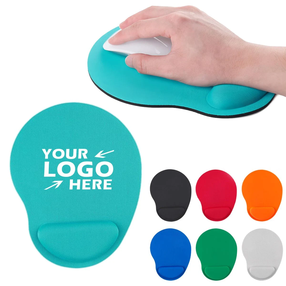 Ergonomic Memory Foam Mouse Wrist Rest with Non-Slip Base 1