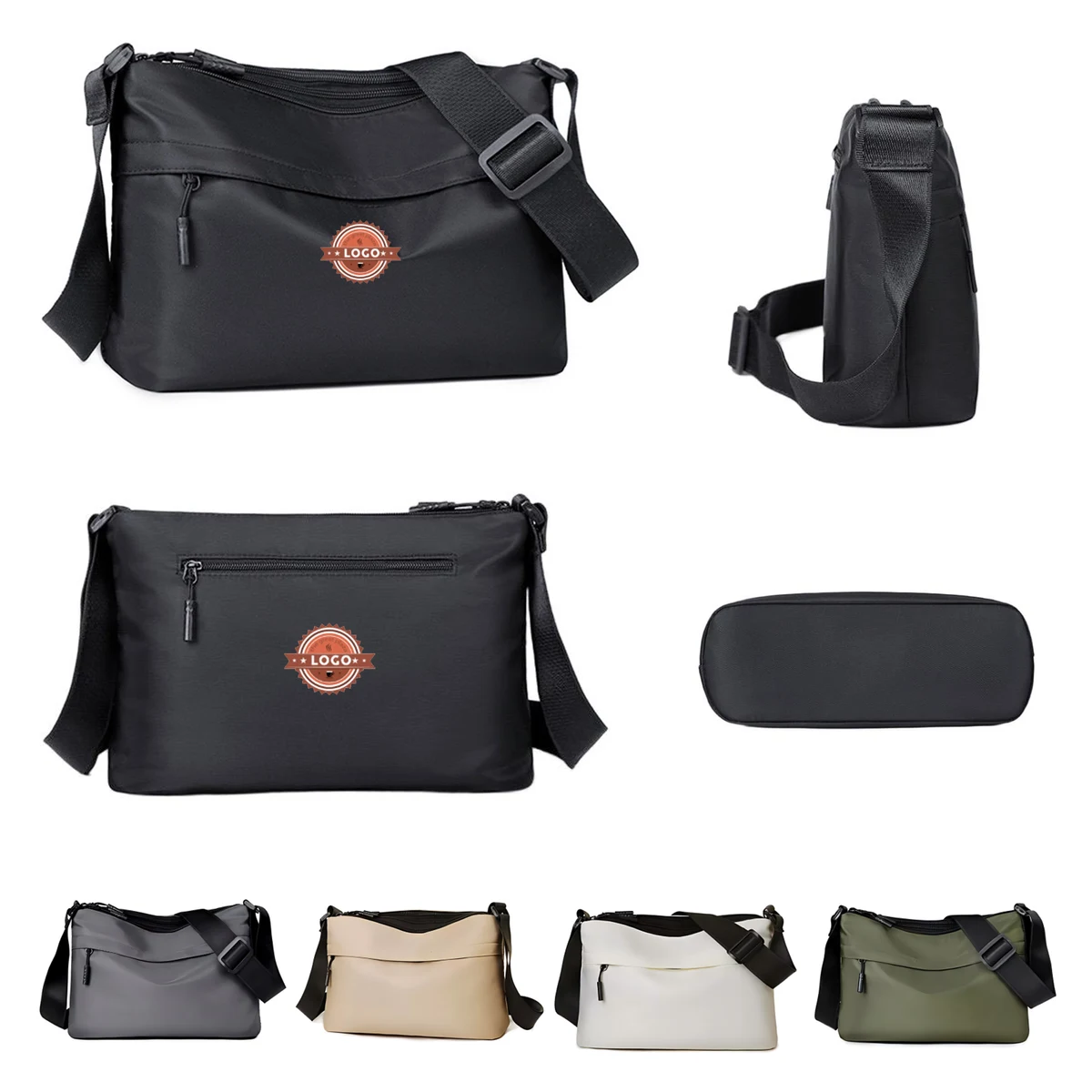 Multi-Pocket Casual Shoulder Bag 1