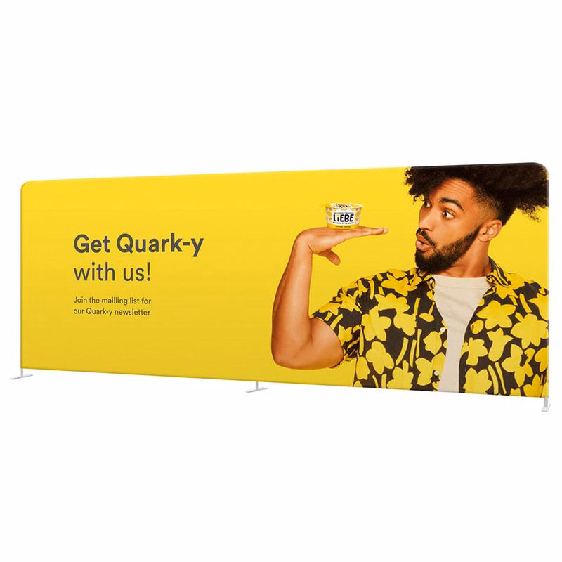 20¡¯ Tube Display Straight Double Sided Graphic Package