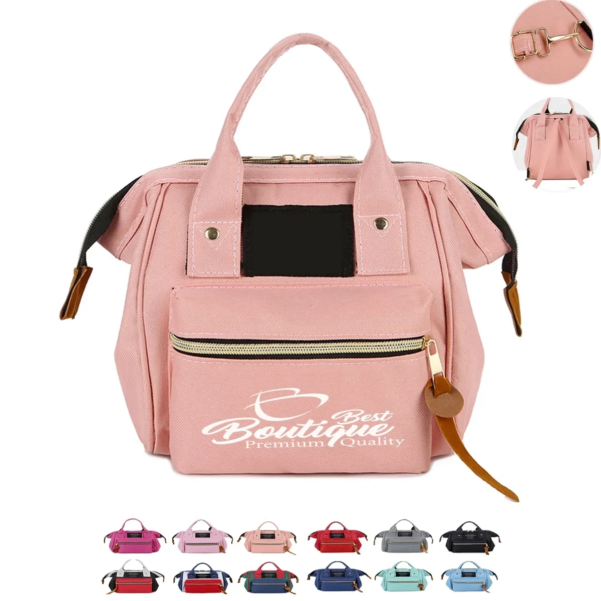 Multifunction Mommy Crossbody Handbag Backpack 1