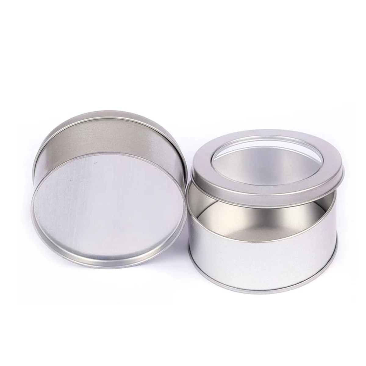 Metal Tin Box with Window Top 1
