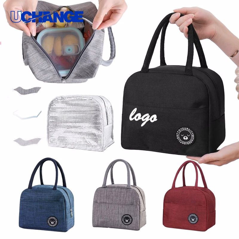 Insulated Oxford Lunch Box Handbag Organizer