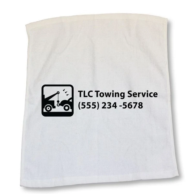 Rally Velour Hemmed Towel - 15"x18" 1