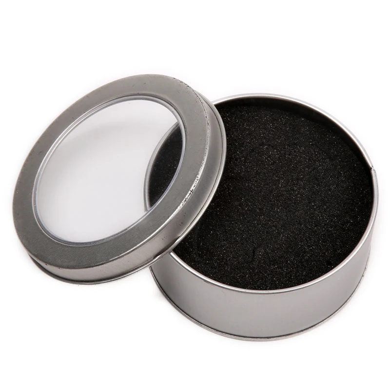 Tin Gift Box: Round with Window 1