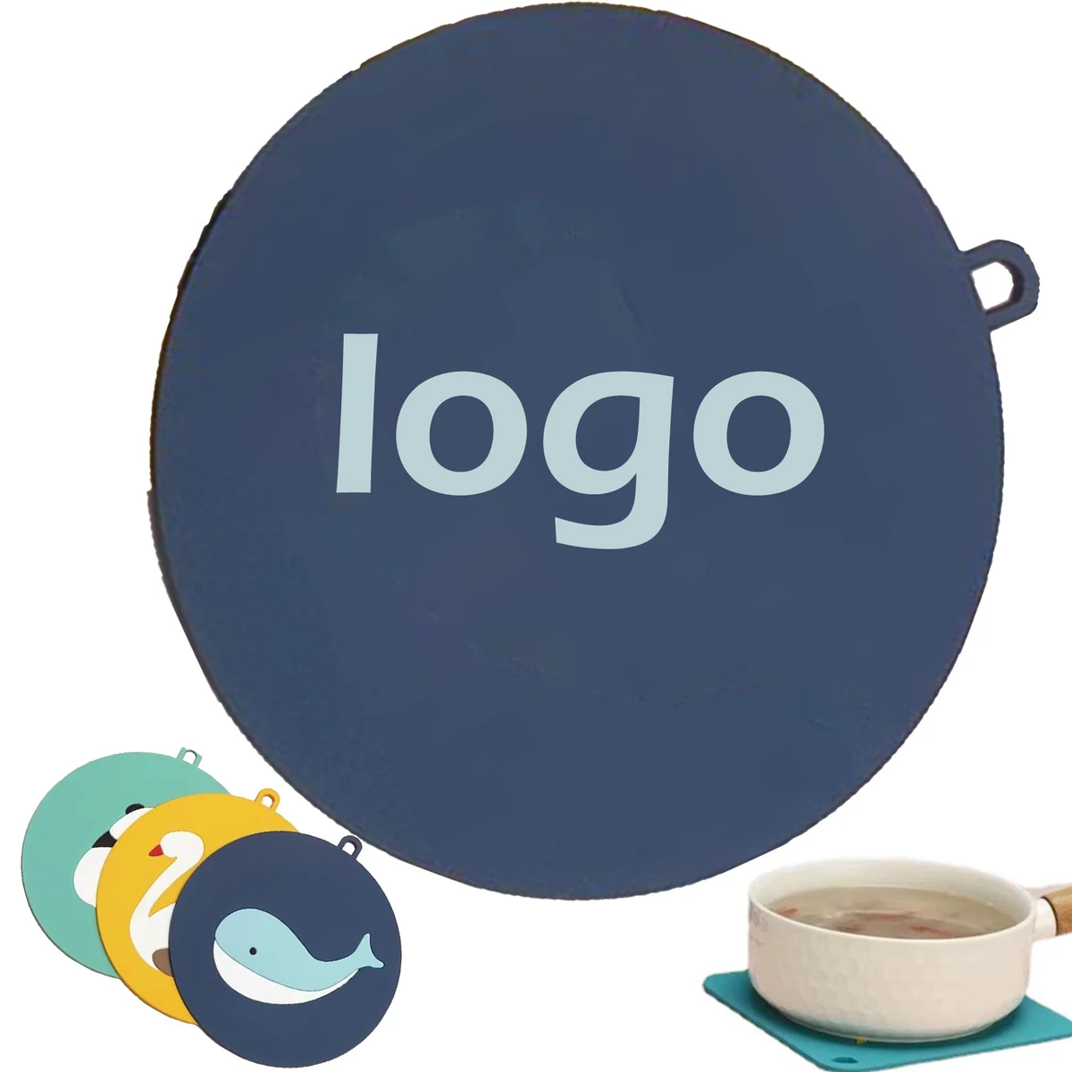 Non-Slip Pvc Soft Plastic Coaster 1