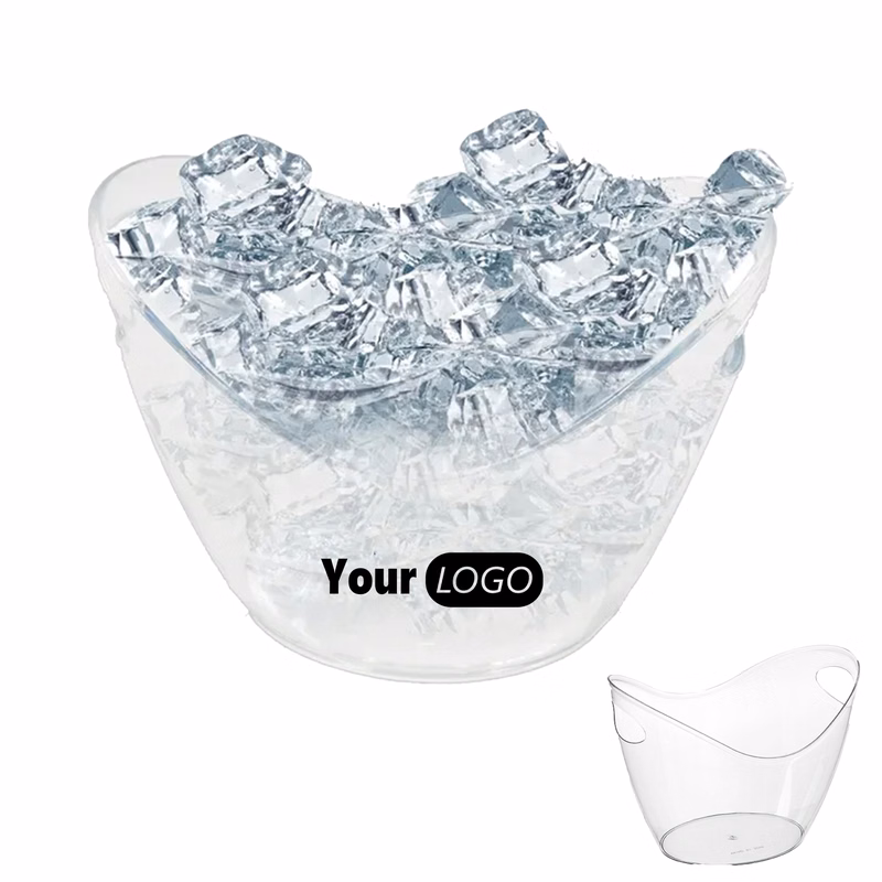 Large Clear Beverage Chilling Tub