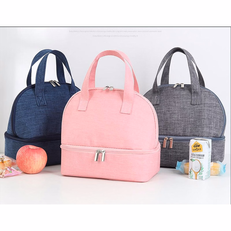 Oxford Cloth Double Deck Thermal Insulation Lunch Box