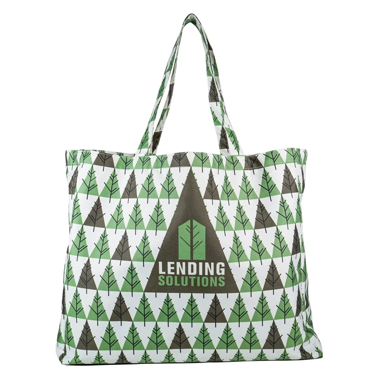 Large Full Side Gusset Tote (16"H x 18"W x 7"D) 1