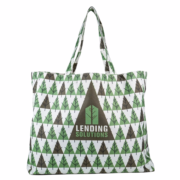 Sublimated Handle Large Full Side Gusset Tote