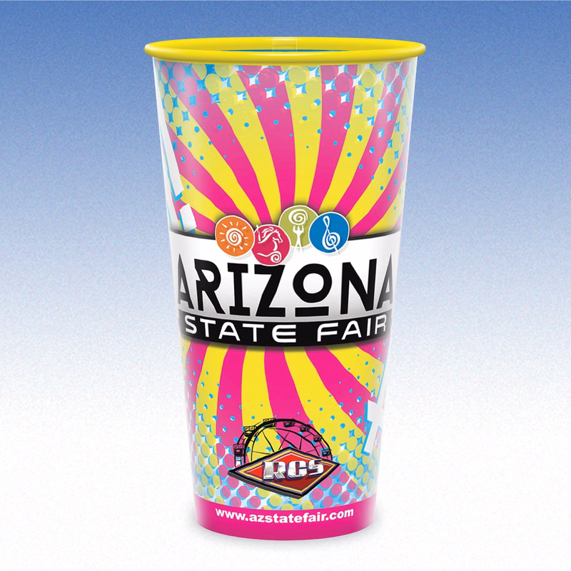 32 oz-Reusable Clear Plastic Cups