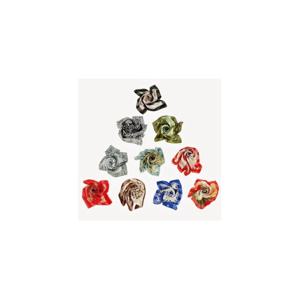 Silky Scarves Assorted 1