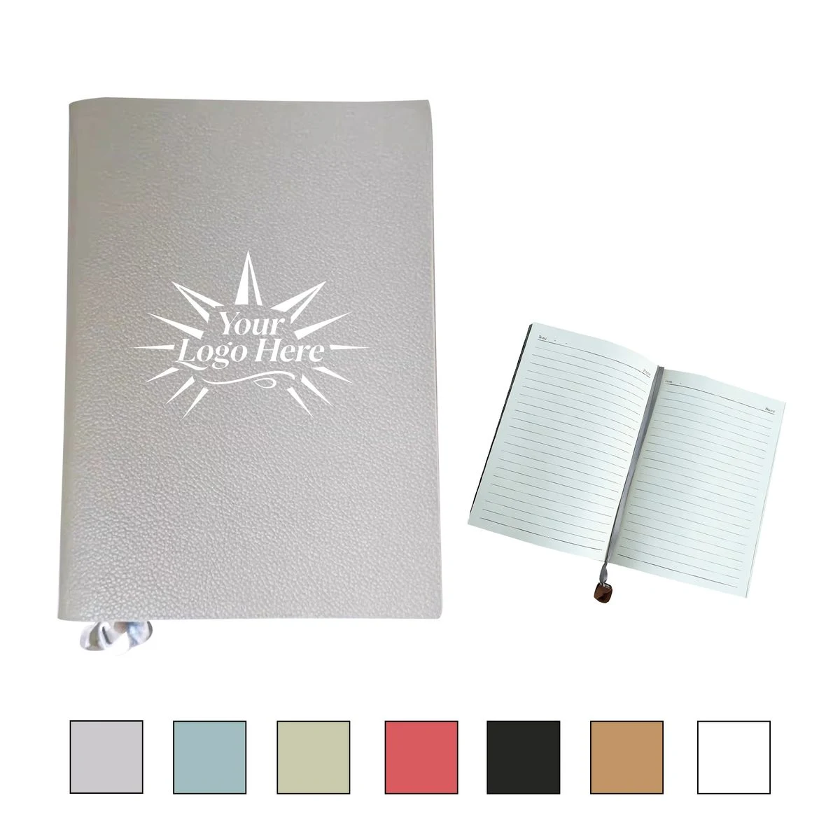 Pebbled Leatherette A5 Notebook 1