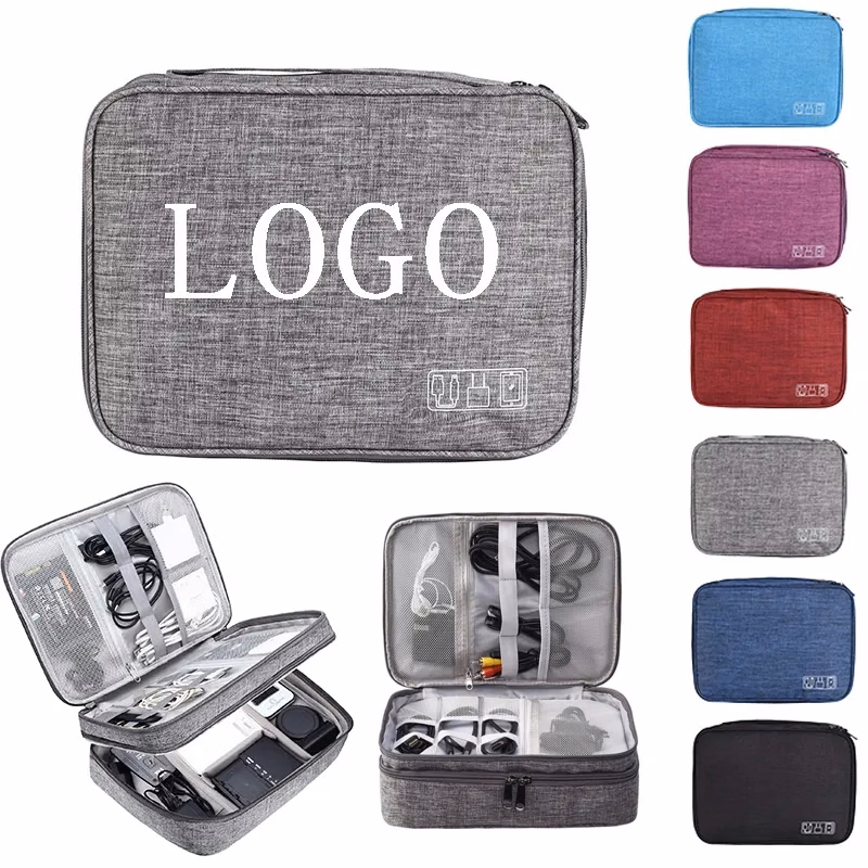 3-Layer Electronics Organizer Bag