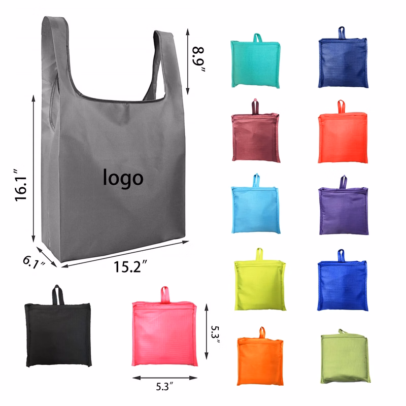 Portable Folded Shopping Grocery Tote Bag