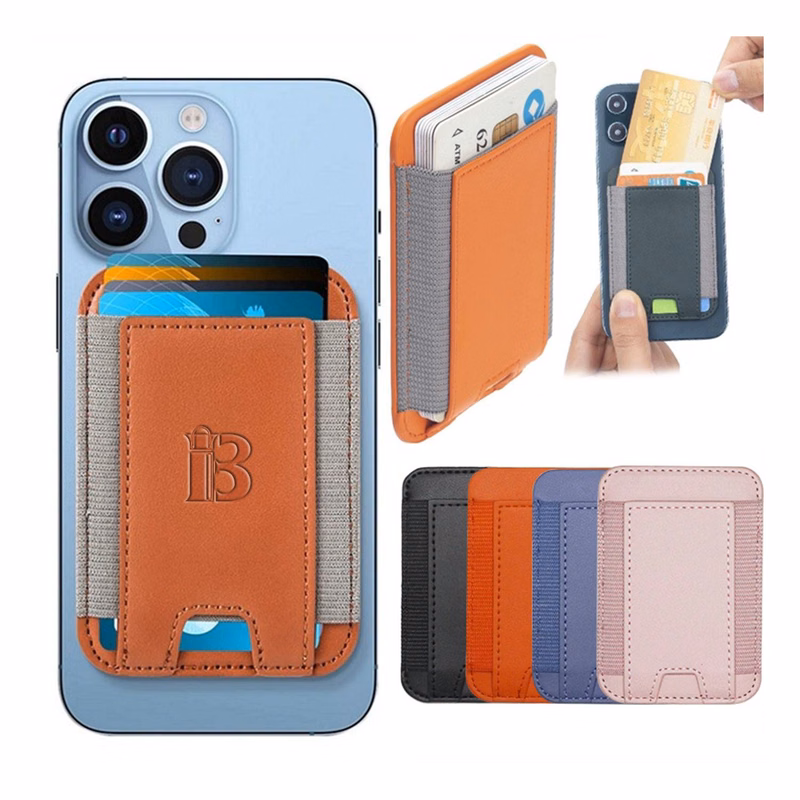 For IPhone 15/14/13/12 Magnetic PU Leather Wallet