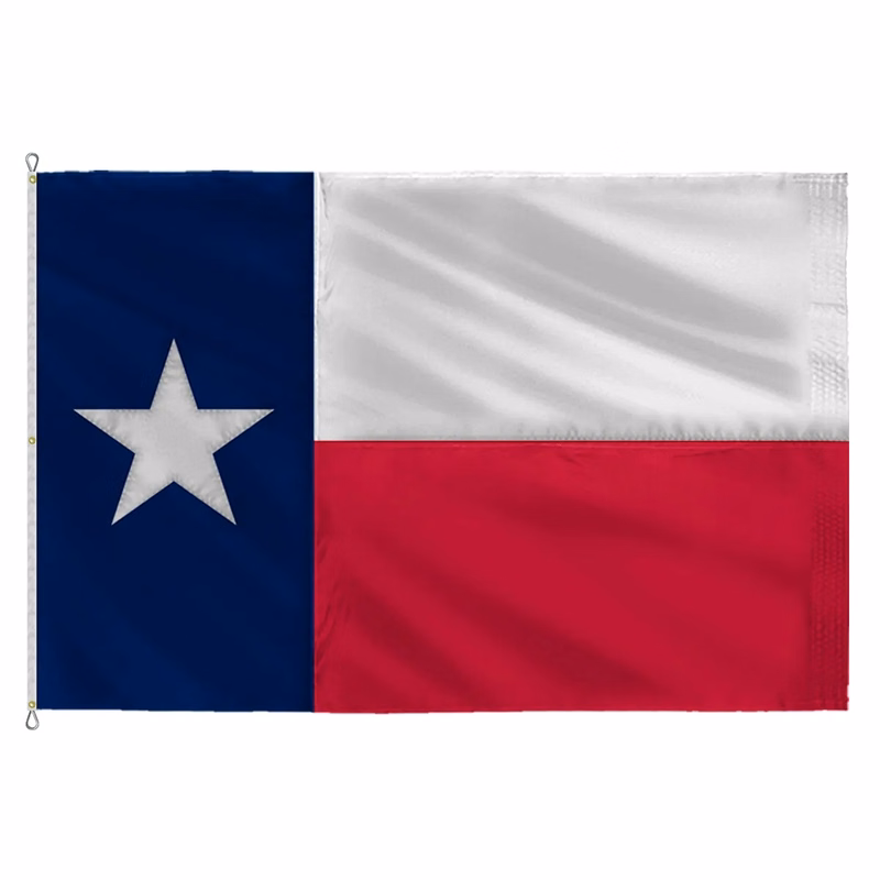 Sewn Texas State Flags 10' x 15' to 20' x 38'