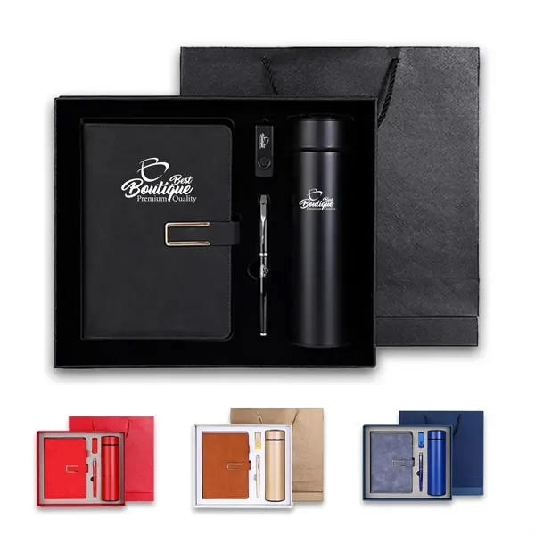 4Pcs Business Gift Set Notebook With Tumbler Premium Sets 1