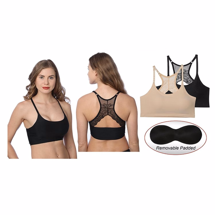 Women's Sports Bras - Assorted Sizes M-XL Removable Pads
