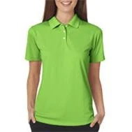 Embroidered UltraClub Ladies' Cool & Dry Moisture Wicking Polo Shirt 1