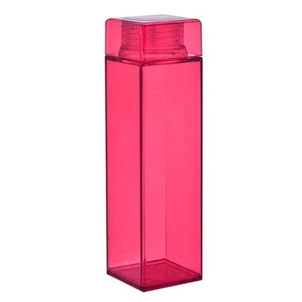 Square Plastic Water Bottle 17 oz 1