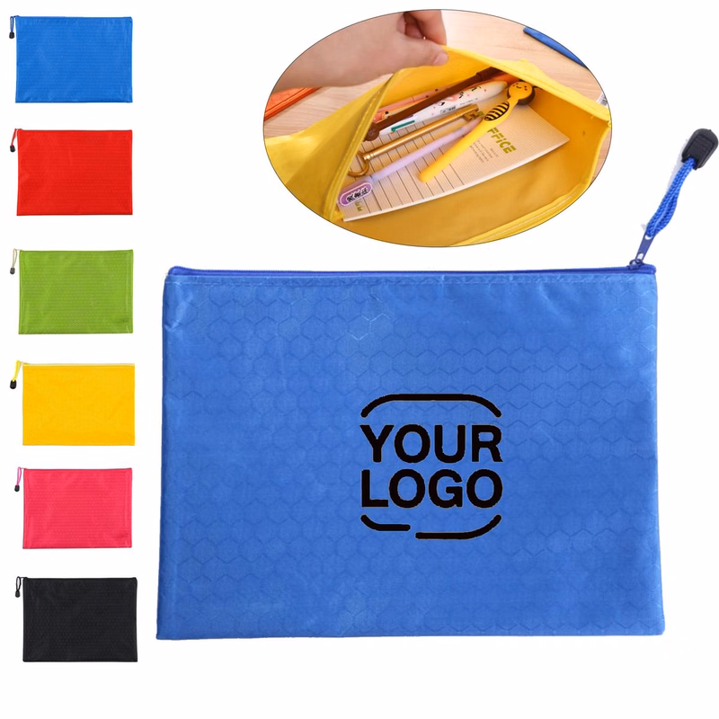 Oxford Waterproof Zipper File Bag