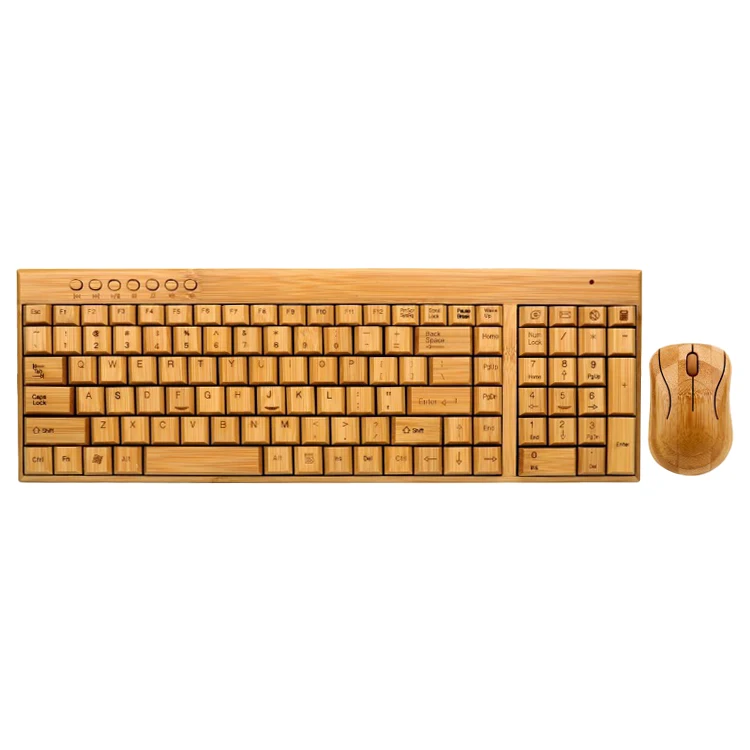 Bamboo Wireless Keyboard and Mouse 1