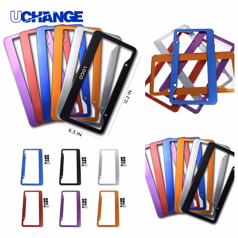 Durable Metal License Plate Frame