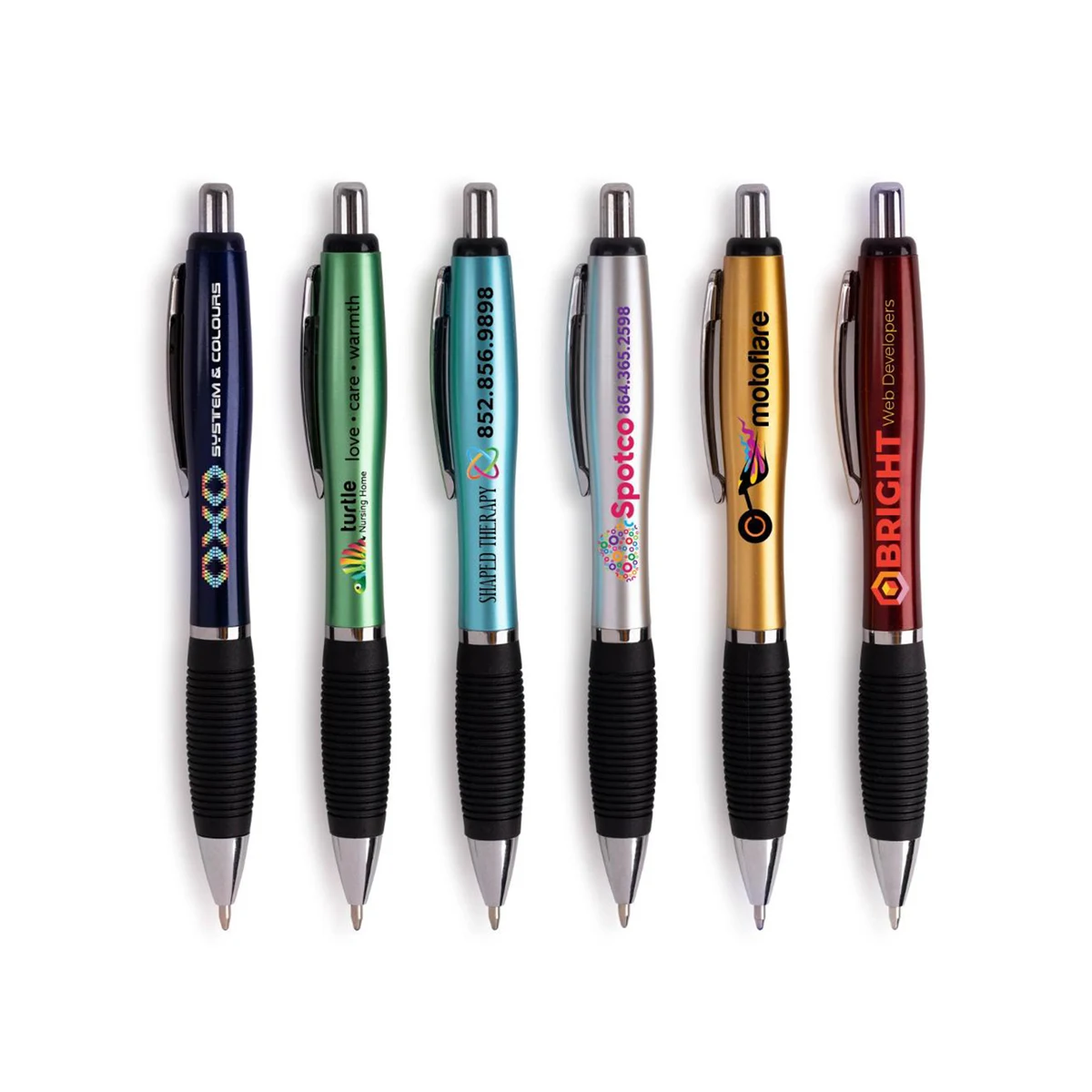 Small Batch -El-Gripper Click Pen - Silver Accents 1