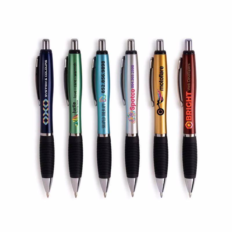 Small Batch -El-Gripper Click Pen - Silver Accents