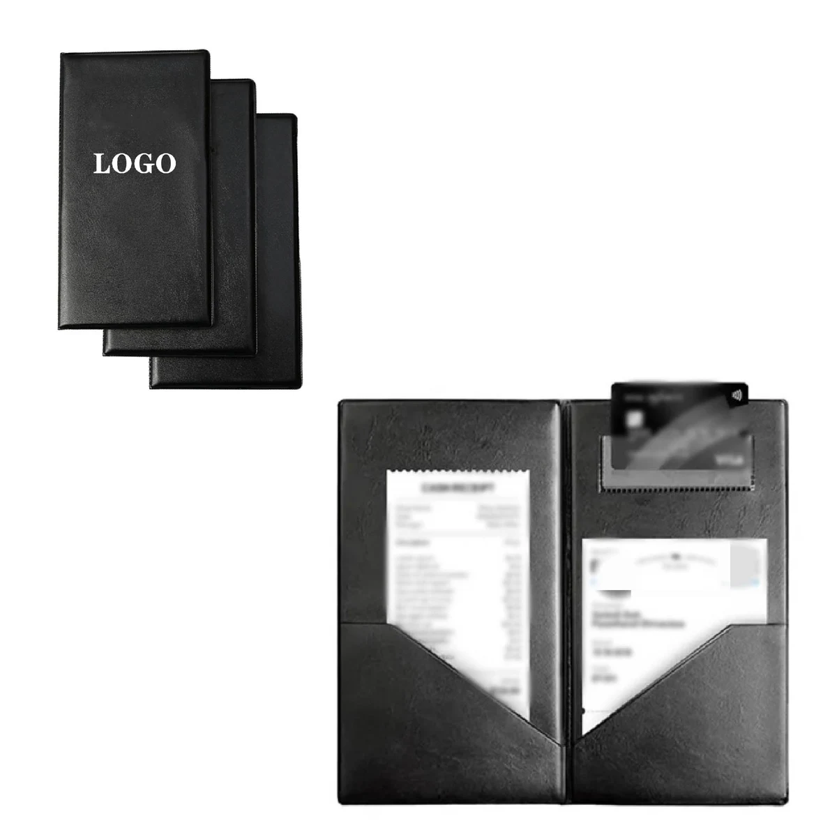 MOQ 10 pcs Leather Bill Holders 1