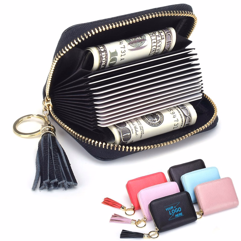 Adult RFID Blocking Leather Credit Card Wallet