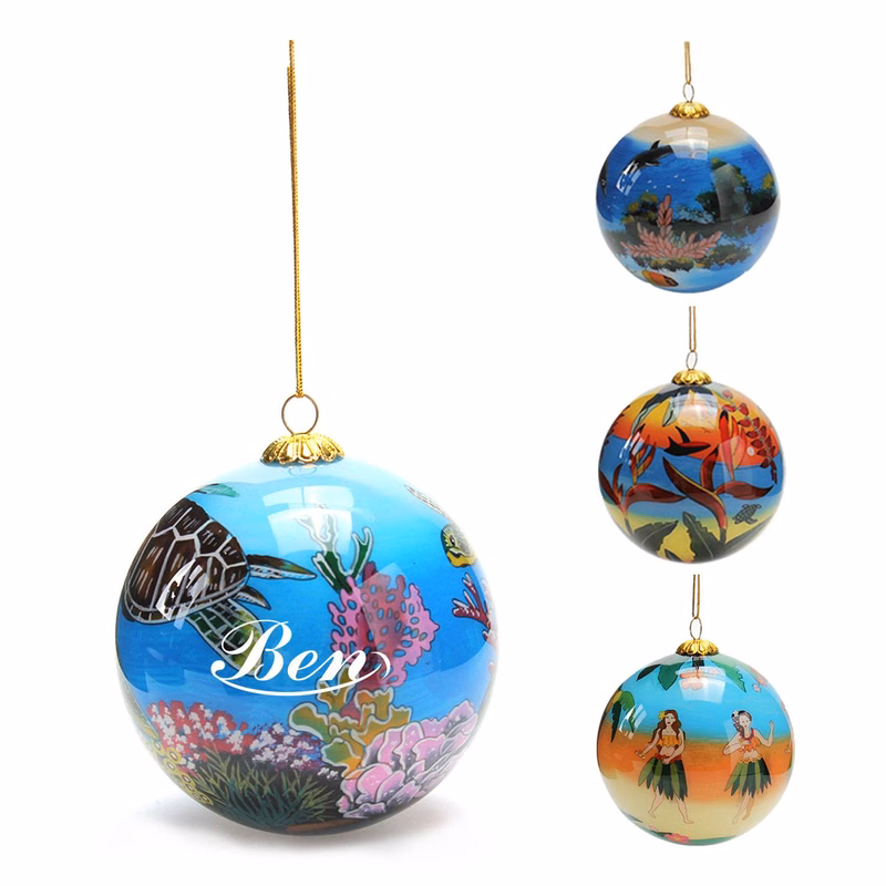 Glass ornaments for Christmas tree