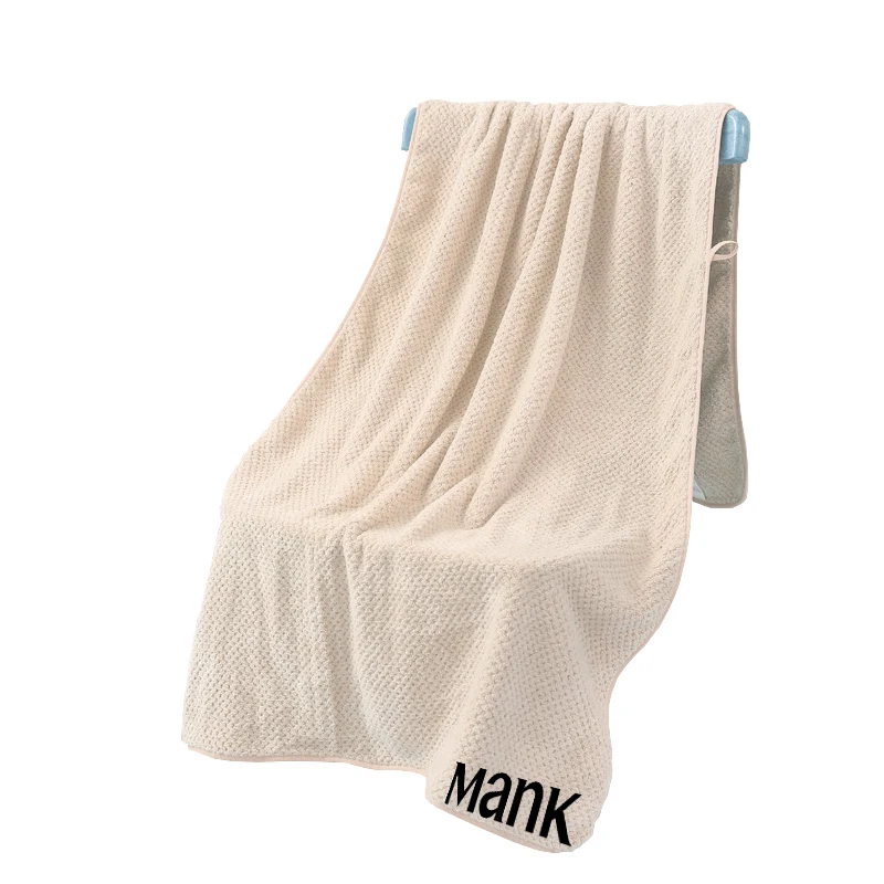 Thickened Coral Velvet Beach Towel 1
