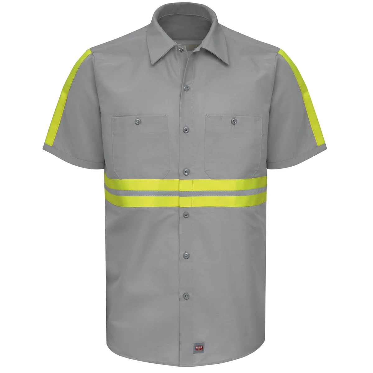 Red Kap® Short Sleeve Enhanced Visibility Industrial Work Shirt 1
