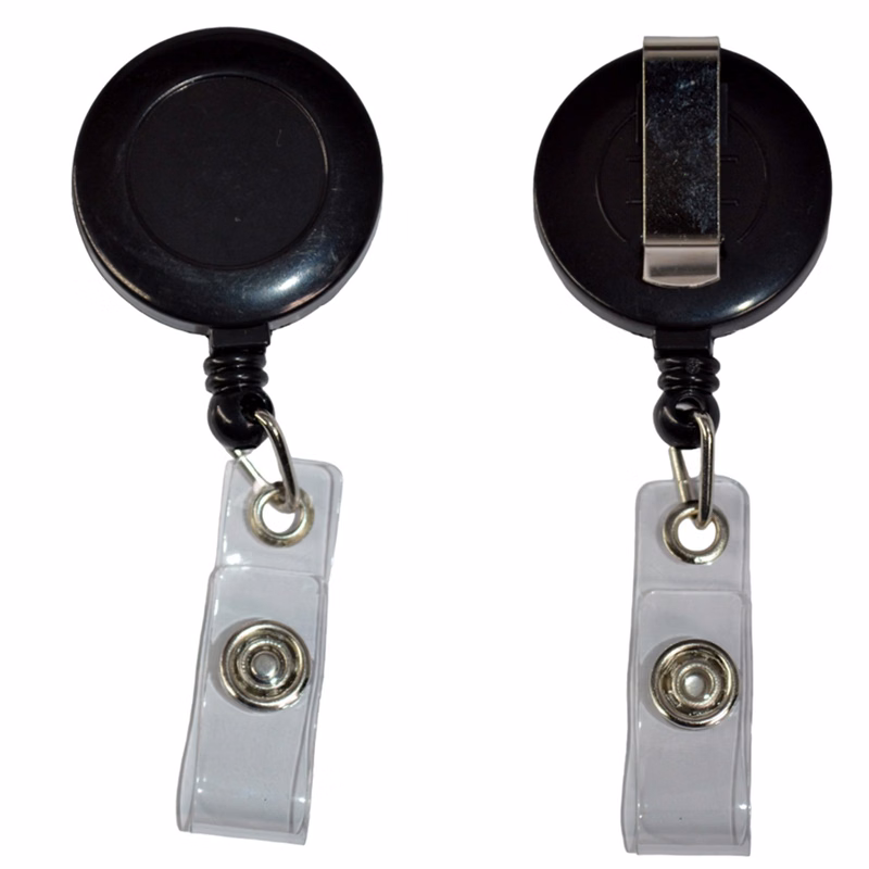 Circular Badge Reel w/ Belt Clip