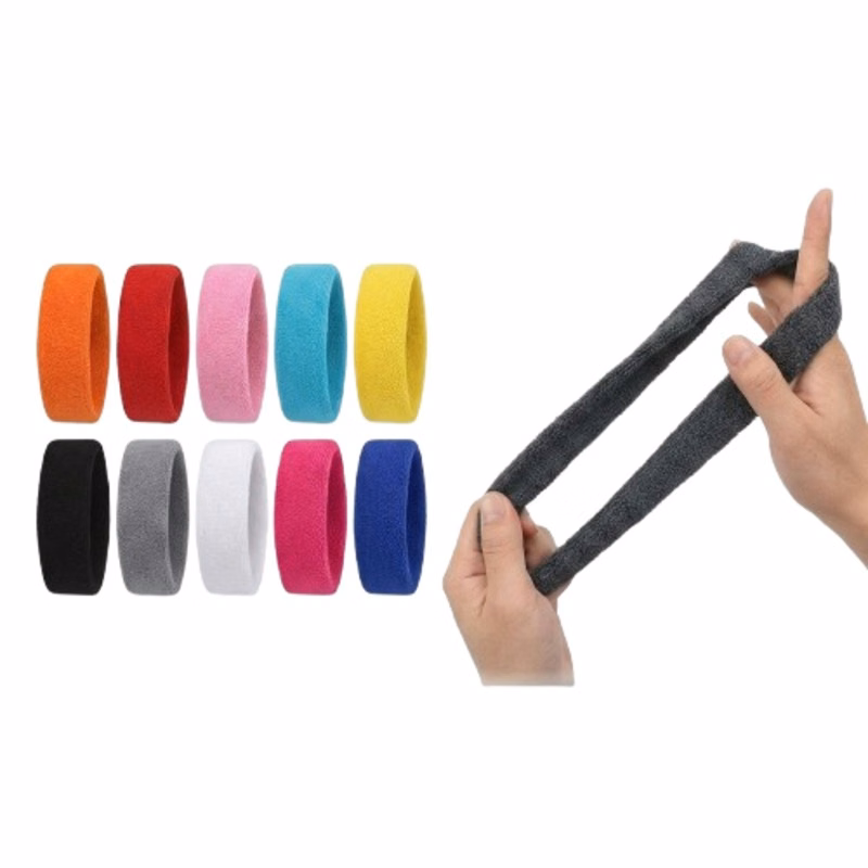 Elastic Terry Knit Sports Headband
