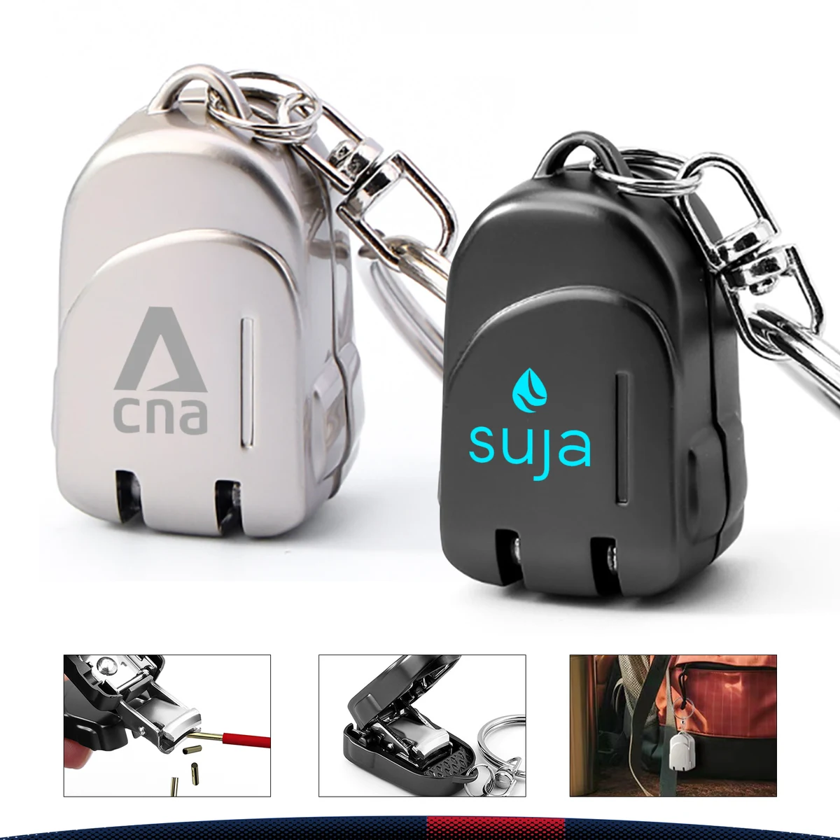 Zorven Stainless Steel Foldable Keychain Nail Clipper 1