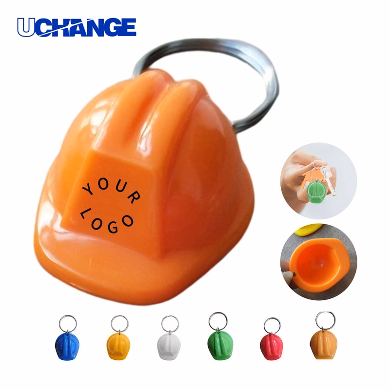 Mini Safety Helmet Key Chain Keychain 1.5" Accessory
