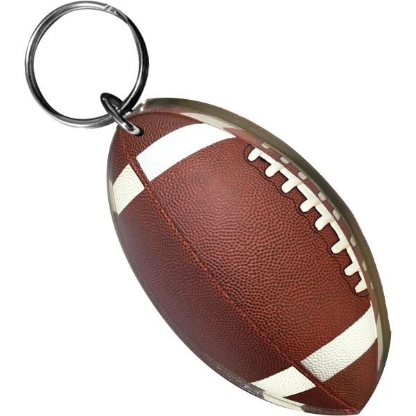 Football Shaped Keychain 1