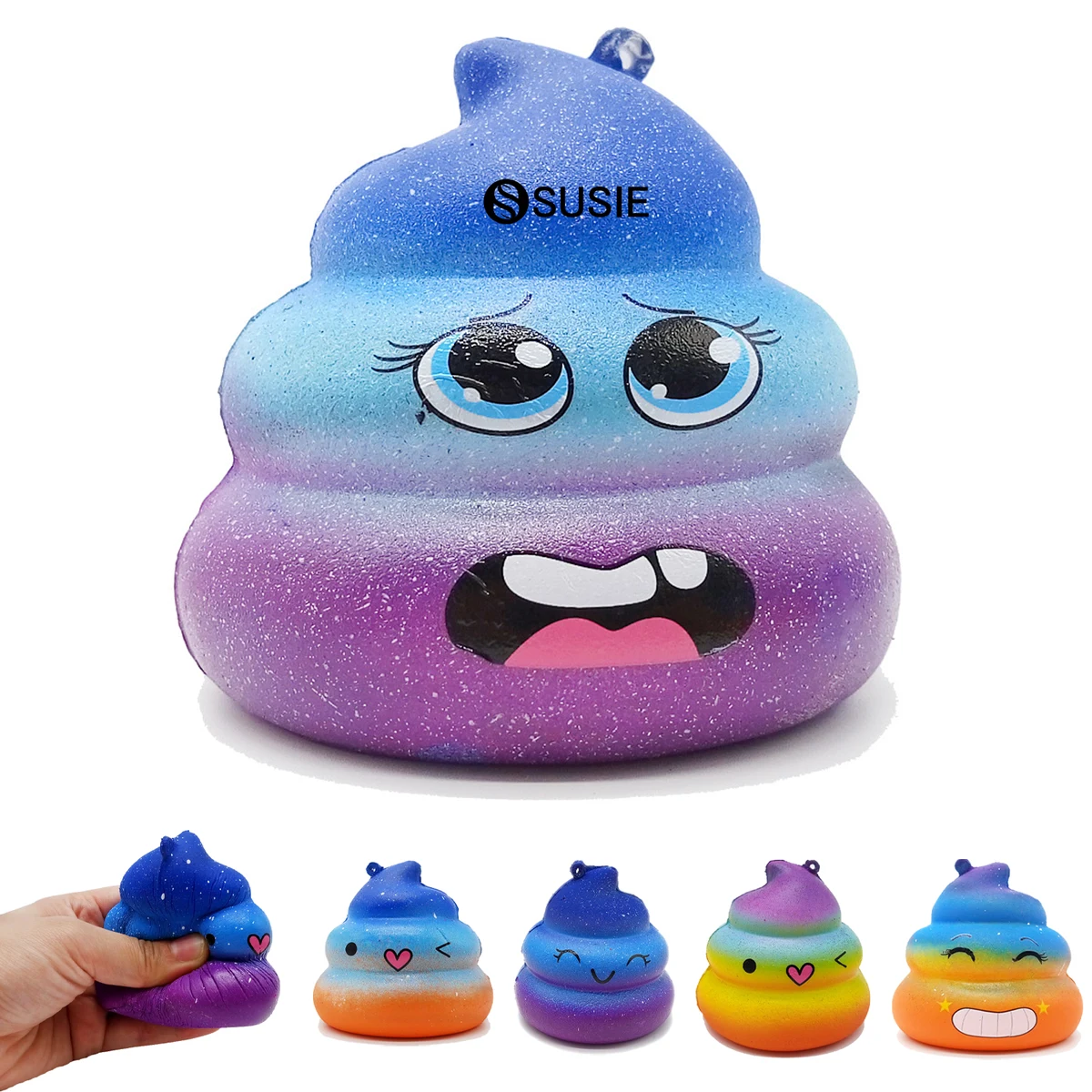 Mini Slow Rising Stress Relief Squeeze poo Toys 1